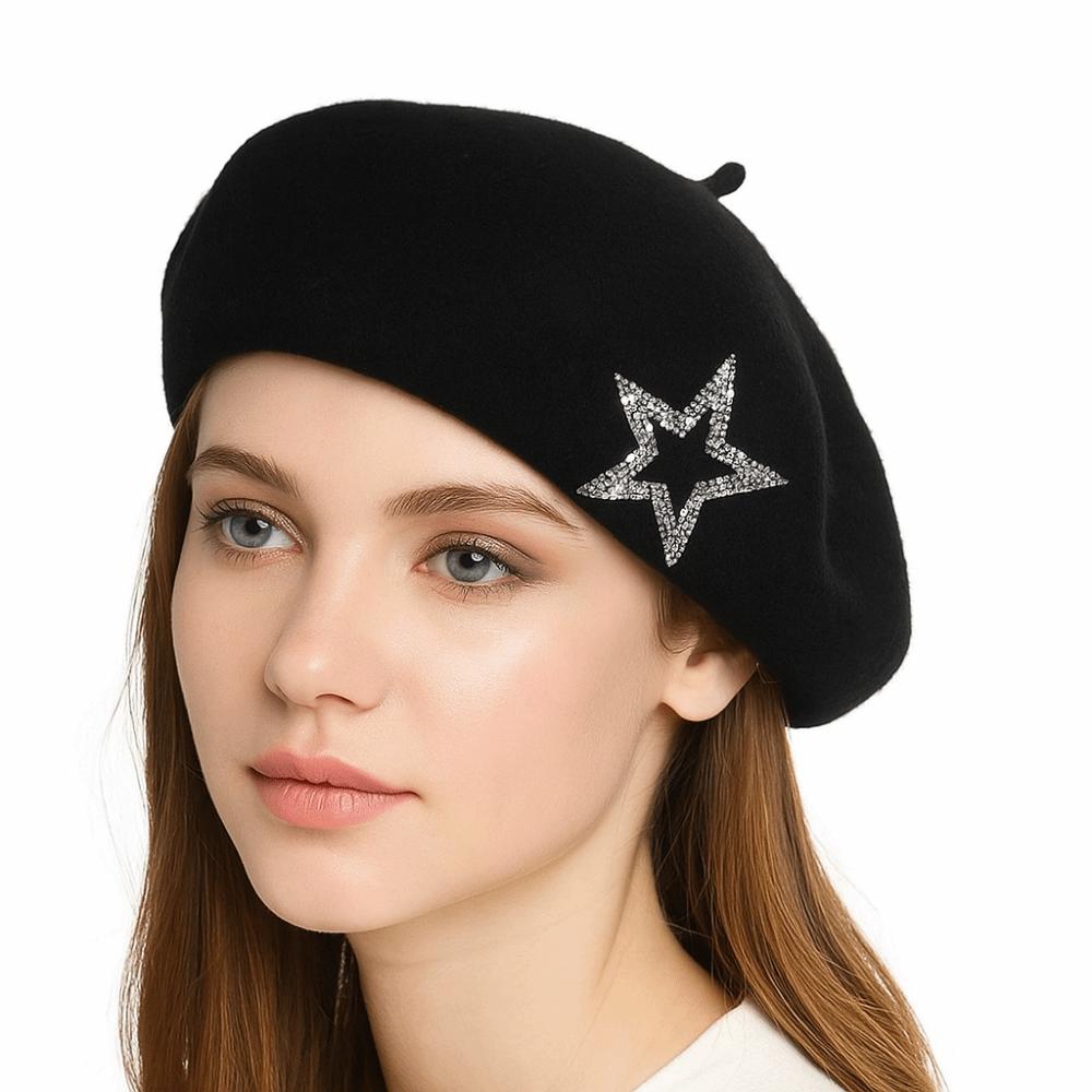 Retro Warm Painter's Hat Artist Style Winter All-match Hat  Spring Autumn Winter