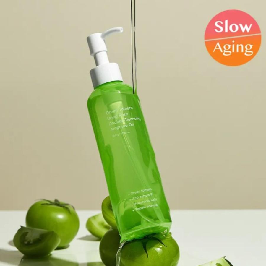 SUNGBOON EDITOR Green Tomato Deep Pore Double Cleansing Ampoule Oil 200mL