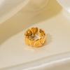 18K gold stainless steel, love open ring ring fashion ring independent packaging geometric wholesale