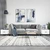  Coffee Tables, 2 Pcs, White, 50x50x40 Cm