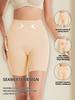 Flarixa Women Seamless Slip Shorts High Waist Boyshorts Panties Ice Silk Smooth Boxer Briefs Under the Skirts Dress Safety Shorts Cycling Innerwear