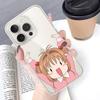 Cute C-Cardcaptor Sakura-S Phone Case For IPhone 17 16 15 12 11 Pro Max 14 Plus 13 Mini Clear Cover Soft Funda