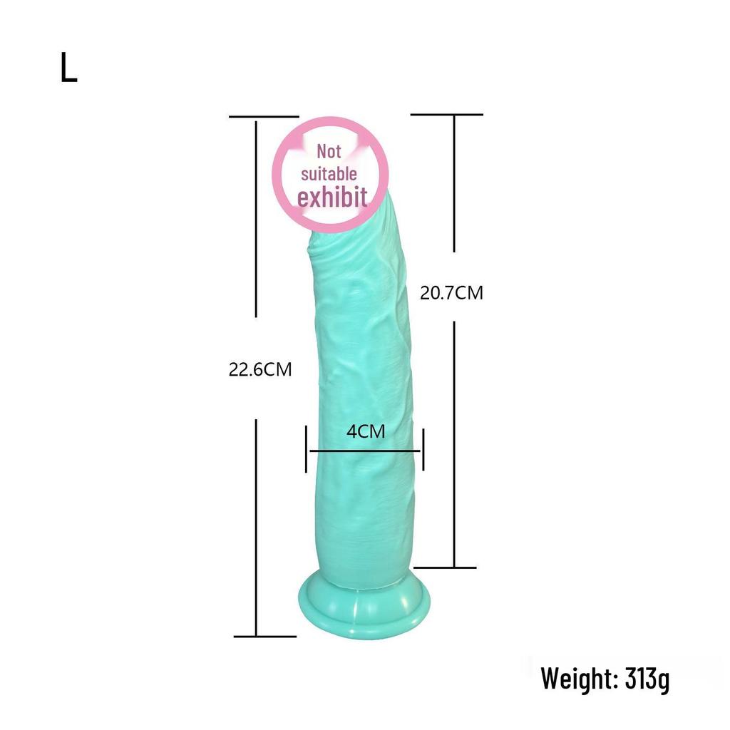Realistic Silicone Dildo with Suction Cup: Unisex Adult Masturbator