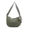 Soft Girl Nylon Satchel Bag With Zipper Closure For Daily Use