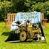 1pc Sheep Shaun Outdoor Blanket Lightweight Flannel, Soft & Warm, All-Season Use for Sofa, Outdoor, Camping, Living Room035