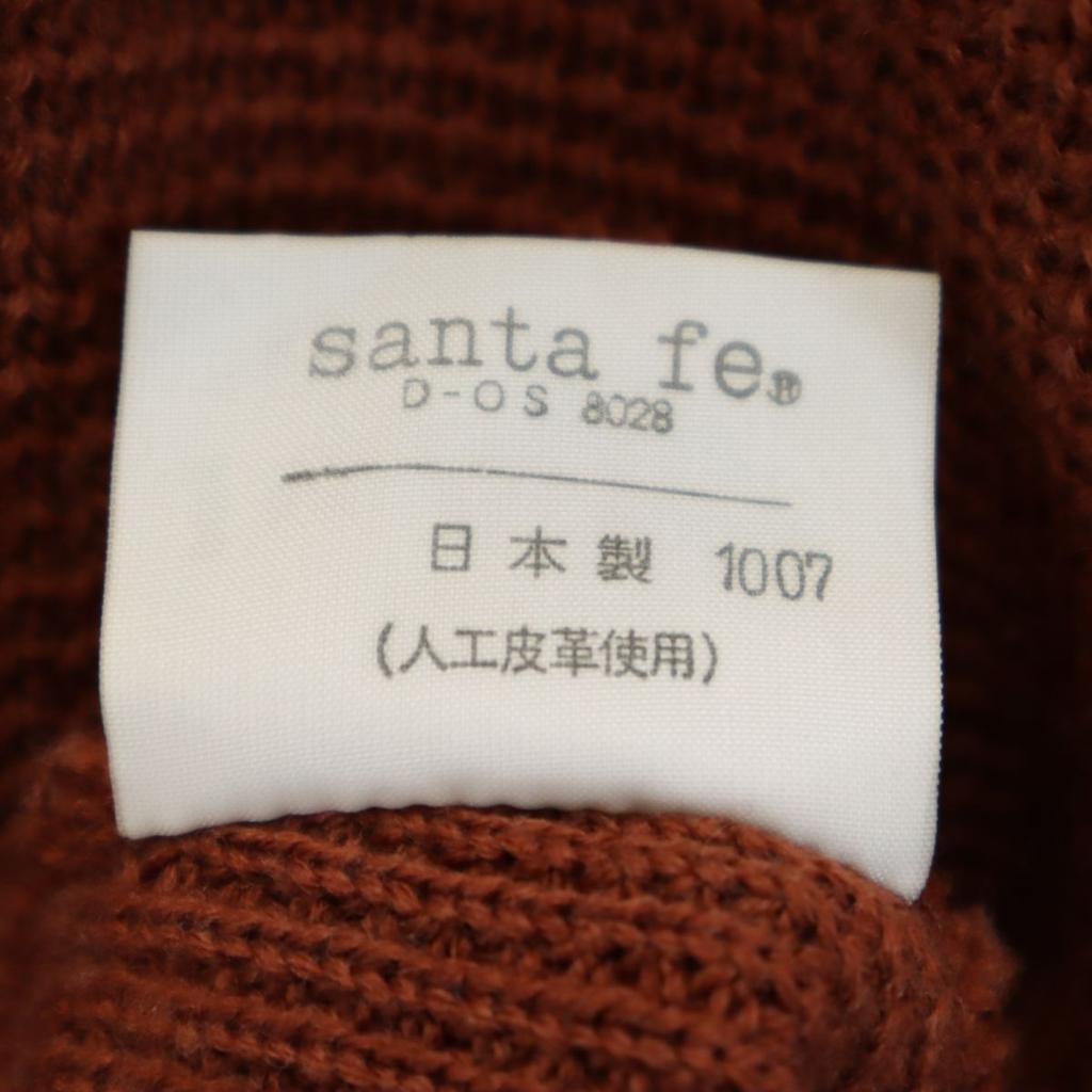 santa fe Long sleeve wool sweater 0 4 Brown knit Men's Used