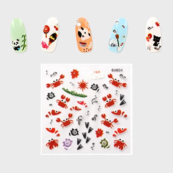 Cutie Ju Series Nail Stickers (27 Types)