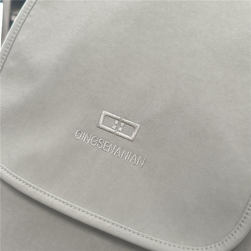 Solid Color Women's Backpack Student Schoolbag