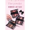 Three Color Shimmer Pigmented Long Lasting Eyeshadow Palette Makeup