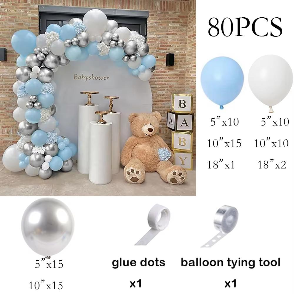 

Metallic Gold White Balloons Garland 30th Birthday Party Decor Balloon Arch Kit Wedding Graduation Anniversary Decoration Globos AS Picture