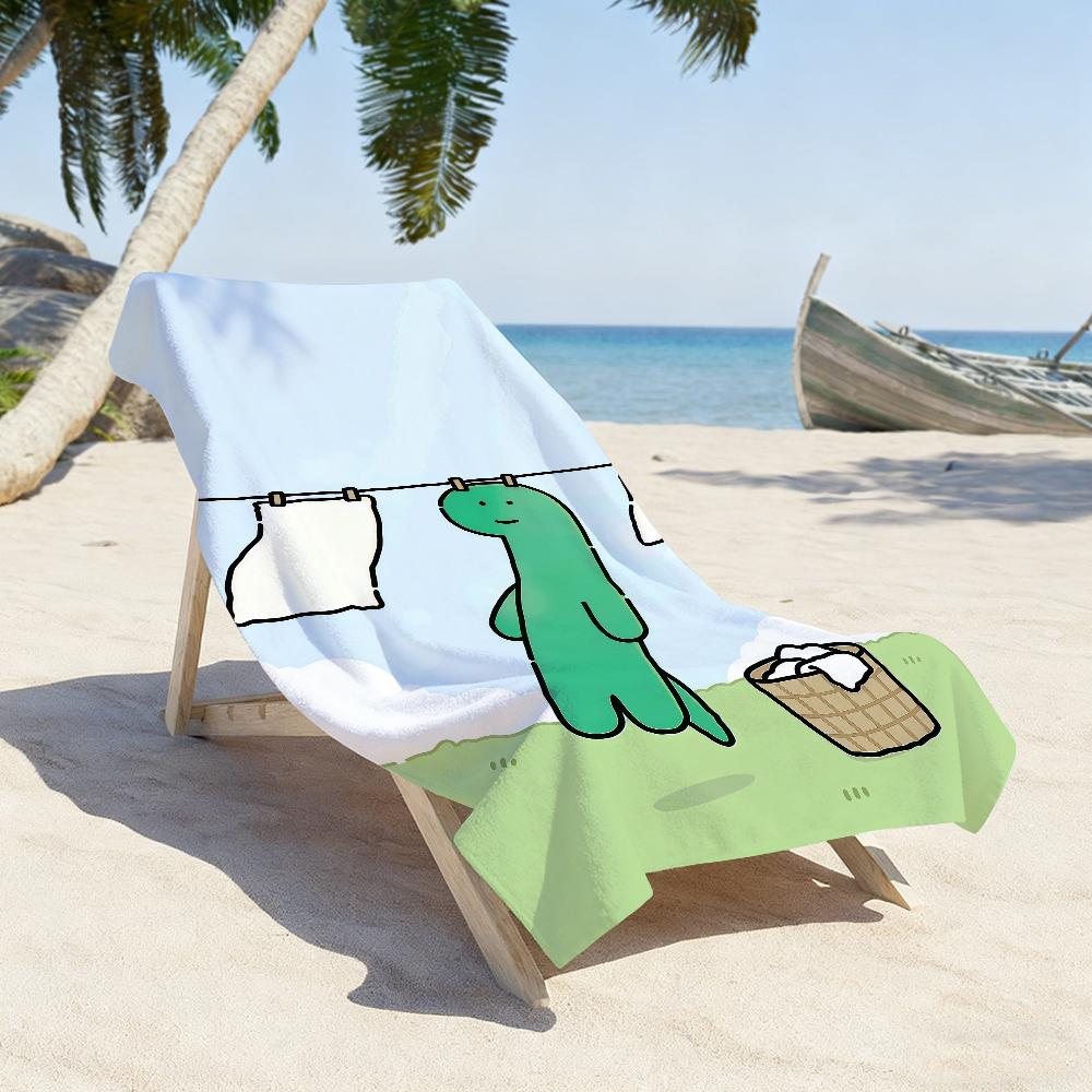 Cartoon J-Joguman-S Cute Towel Sports Quick Dry Travel Camping Gear Sandproof Soft Light Large Beach Towel