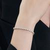 [Premium Plating] Essence AB(W) Round Bezel Tennis Bracelet 3.0mm HL4B64438WB