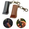 Retro Pu Leather Lighter Case Shell Protection Case Keychain Lighters Sleeve Cover Leather Case