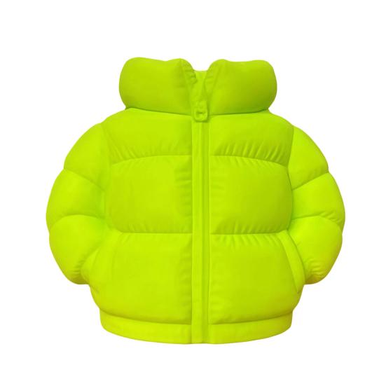 Pufferjacke-förmiger Stiftebecher, 3D-gedruckter Schreibtisch-Organizer, Kreativer Mantel-Stifthalter für Make-up-Pinsel, Home-Office-Dekoration