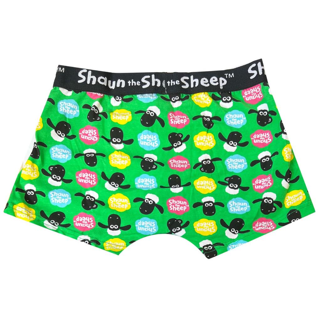 Shaun the Sheep Boxer Briefs with Face & Logo, Size M, TH1112