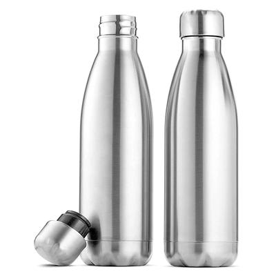 Borraccia termica portatile da 500/750 ml, con doppia parete sottovuoto, isolata, in acciaio inossidabile, per lo sport, calda e fredda, cola.