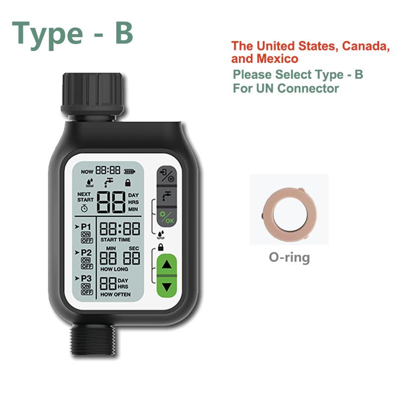 

Eshico HCT-355 A Садовый балконный автоматический поливщик цветов с датчиком дождя, интеллектуальный контроллер полива с большим экраном