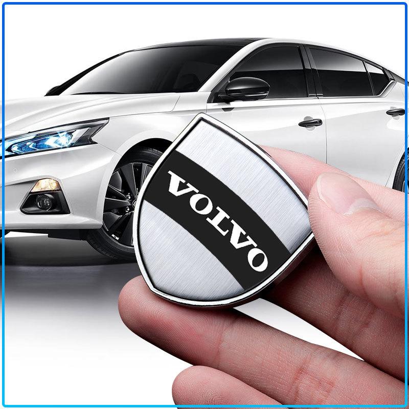 Car Metal Sticker Custom Shield Car Rear Trunk Shield Emblem Badge Sticker For Volvo XC60 XC90 S60 S80 S40 V40 V60 V70 V50 XC70