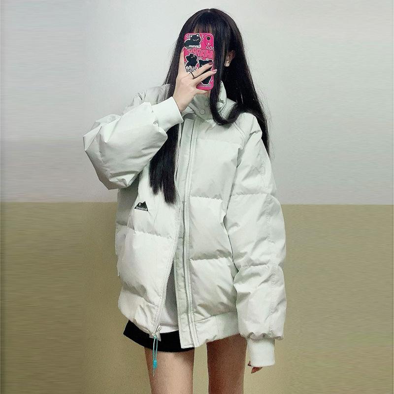 Down Jacket Women's Winter New Korean Style Loose Cotton Jacket Bread Coat Cotton Coat Thickened Jacket