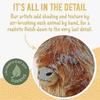 Brown Highland Cow, Realistic Soft Cuddly Toy Animal, Natural Eco-Friendly Plush, 25 cm
