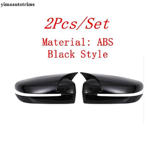 Outer Side Door Rearview Mirror Rear-view Decoration Cover Trims For BMW 5 6 Series GT G30 530I 2017 - Exterior Accessories
