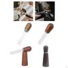 0.35mm Coffee Distributor Gadget Practical Sturdy Gifts Manual Wooden Handle Stainless Steel