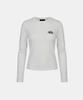 BADBLOOD Mystic Print Fitted Long Sleeve T-Shirt - White