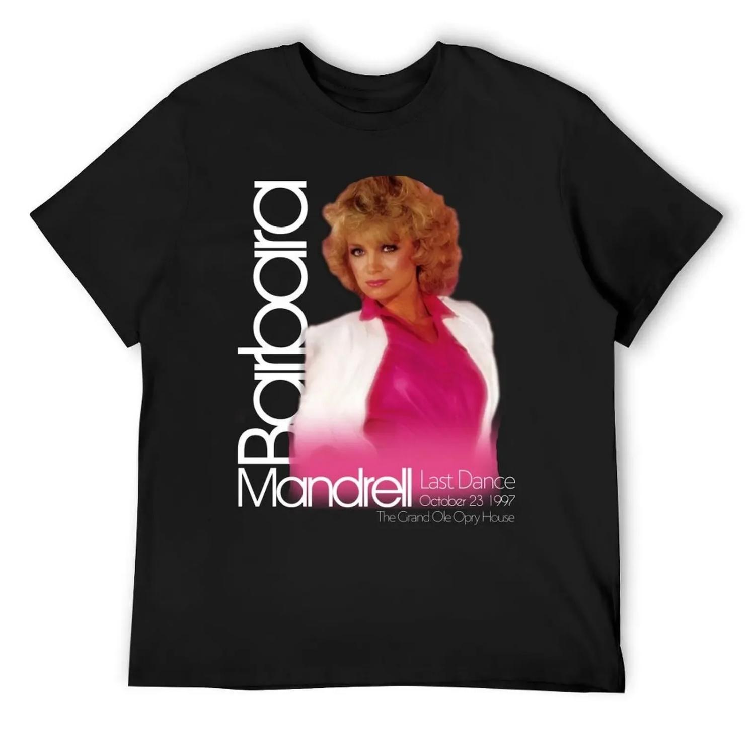 Mandrell Last Dance T-Shirt for a boy hippie clothes anime tshirt cotton man t-shirts mens white t shirts S