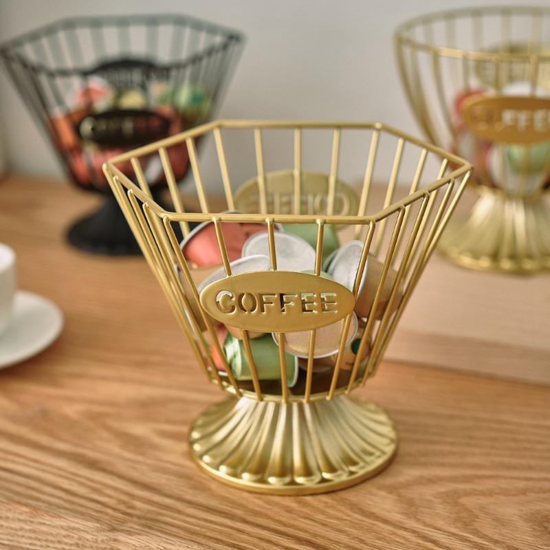 Snack and Candy Storage Rack Coffee Shop Table Display RackHome Coffee Capsule Storage