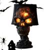 Halloween Gothic Skull Lamp volcanic Stone Skull Lamp Skeleton Halloween Decorations Skeleton Halloween Desktop Decorations