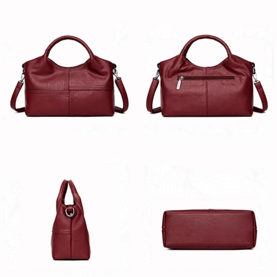 High Quality Soft PU Leather Square Shoulder Bags for Women Casual Female Messenger Shoulder Bag Zipper Messenger Saddle Bag