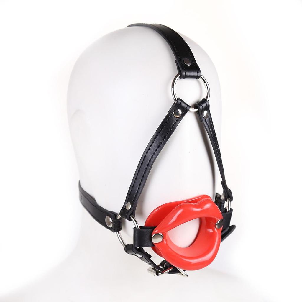 VaHppy Gag Máscaras Sexo Oral Jogos de Casal Role Play Cosplays Rainha Condicionamento Escravo de Cão PU Silicone Ossos de Cão Bolas de Sucção Argola O Bondage