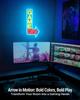 GAME ON Neon Sign for Wall Decor, LED Gamer Sign for Arcade Room, Game Room, Bedroom, Kids, Boyfriend, Gifts Stepless Dimmable