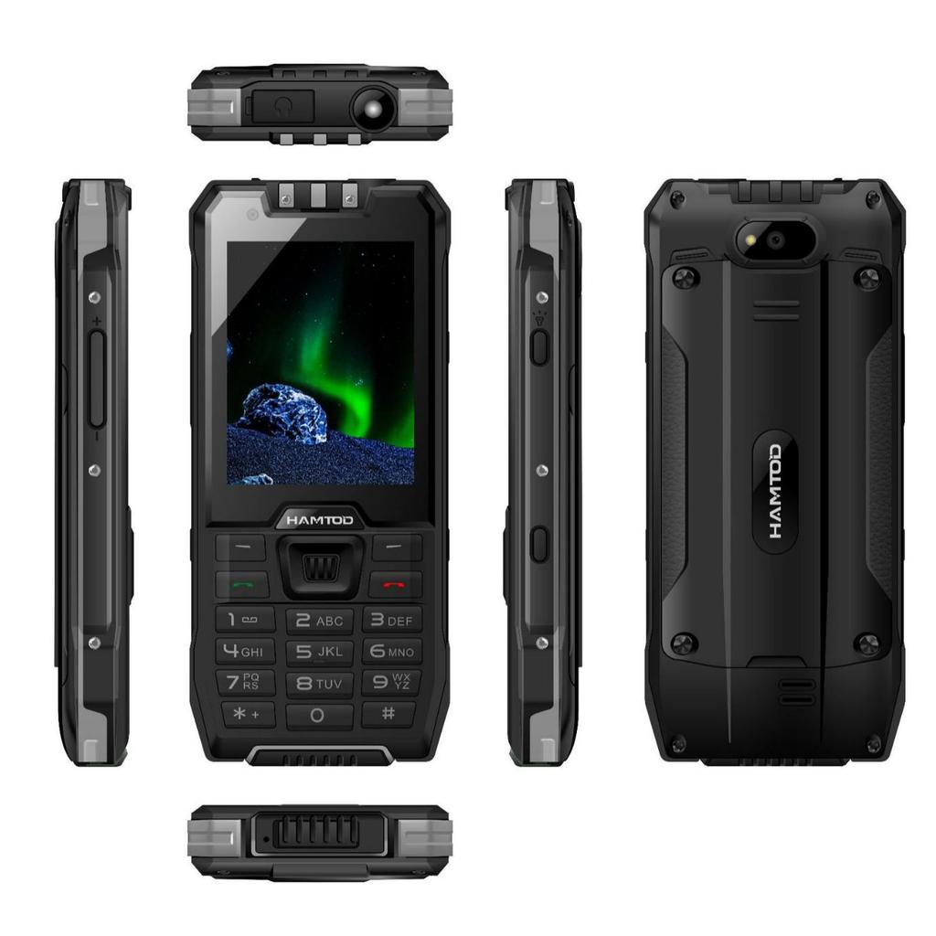 HAMTOD H6/2.8" Smart Rugged Phone with Touchscreen & Keyboard, 3G+32G, Android 11, 4G Network