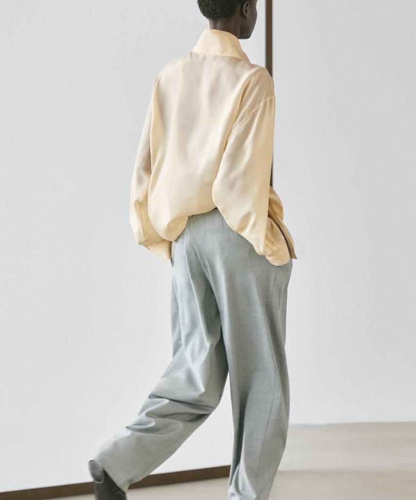 Masimodutti Fluid Pants With Dart Detail