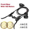 BUCKLOS 2 Piston Power Off Electric Bicycle Brakes for E-Bike Folding Bike Scooter with Rotor Hydraulic Disc Brake Bike Brakes