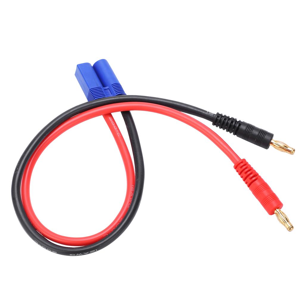 4.0mm Banana Head to EC5 Plug 12AWG Silicone Wire 36.3cm for B6 Lipo Battery Charger