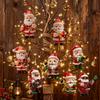 Santa Claus Christmas Ornaments 2D Flat Acrylic Hanging Ornament for Xmas