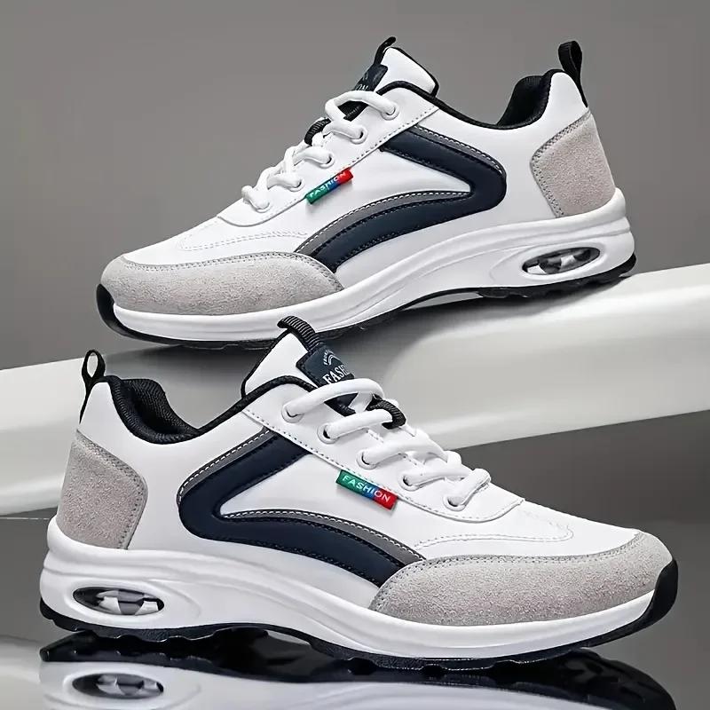 Men's Casual Sneakers Breathable Mesh Upper Tenni Walking Shoes Outdoor Adventures Modern Style in Athletic Footwear Shoes Man