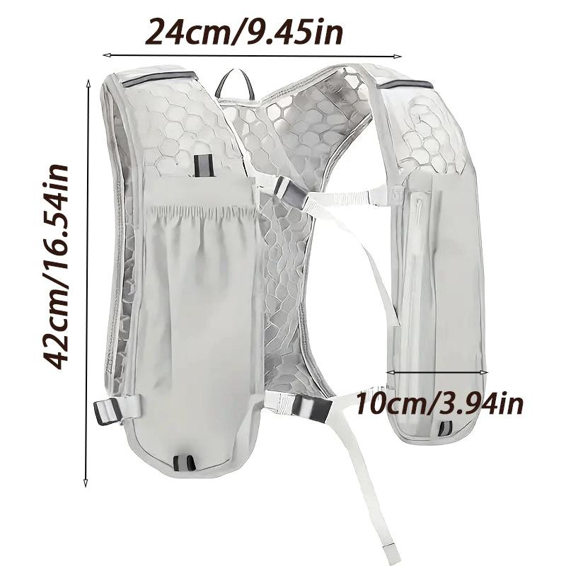Running Water Bottle Storage Vest Lightweight Running Vest Reflective Hydration Water Chest Pack With Phone Holder 1Pc