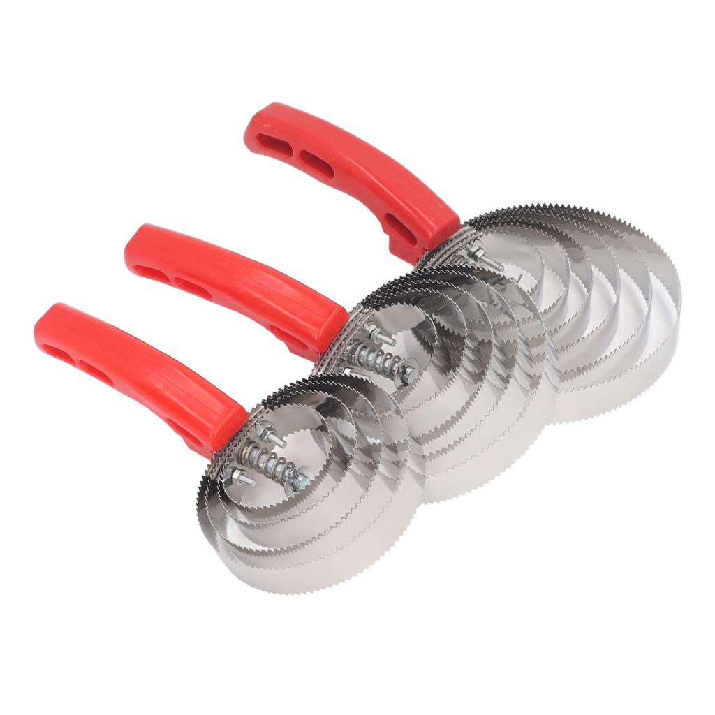 3pcs Horse Curry Comb Multipurpose 4 Rings 5 Rings 6 Rings Double Sided Stainless Steel Curry Comb
