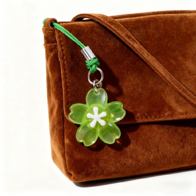 Breloc Dulce Floral cu Pandantiv Floare Rășină Plastic Lanyard Dulce Japonez pentru Telefon Cadou Pentru Prieten Elevi Adolescenți