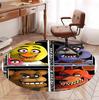 Five Nights at Freddy's Pattern Round Rug, Indoor/Outdoor Mat, for Picnic, Gameroom, Bedroom, Office, Living Room, Home Decor Carpet, Birthday Gift