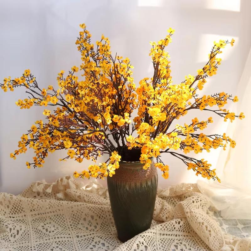 

Gypsophila Artificial Flowers White Branch High Quality Baby Breath Fake Plant Brial Bouquet Home Valentine Wedding Decor Spring 1 pc
