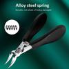 Heavy-Duty Steel Toenail Clipper Podiatrist Recommended Serrated Blade Trimmer for Thick Ingrown Toenails