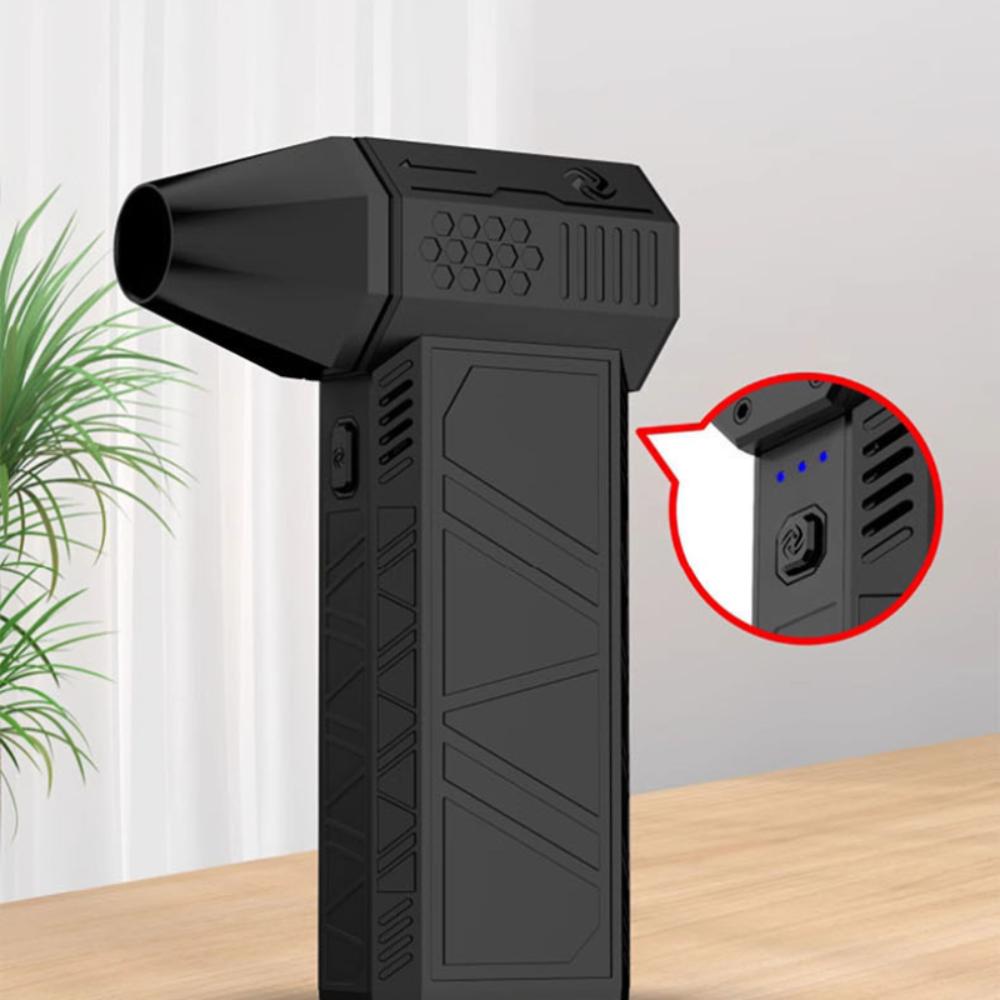 Compressed Air Duster Violent Mini Turbo Jet Fan 3 Gear Adjustable Jet Dry Blower  keyboard
