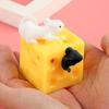 Cute Cheese Mouse Creative Tricky Scary Pinch Music Decompression Toy
