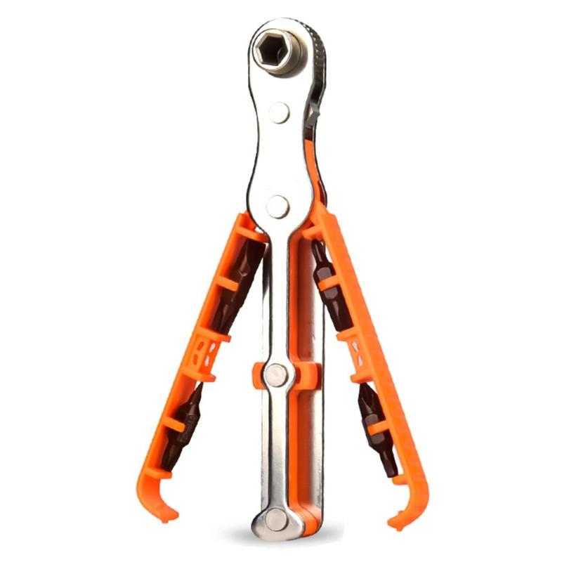 Bidirectional Ratchet Screwdriver Set Ratchet Wrenches Screwdriver Bit Set Ratchet Right Angle Screwdriver Ratchet Offset