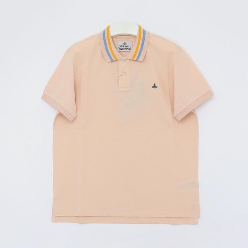 

Vivienne WeSTwood 25SS Orb ClaSSic Collar Color ShorT Sleeve Men S Pk T ShirT 2h01000i J0009 G408 M