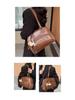 Women's Retro Y2K Underarm Bowling Bag: Large Capacity, Simple, Versatile Shoulder Handbag for Casual Commute.
